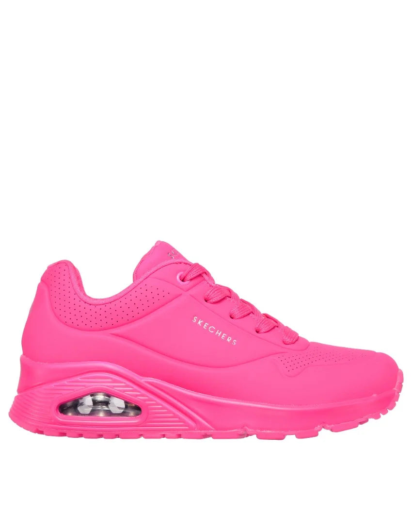 Skechers UNO Night Shades Hot Pink Wide