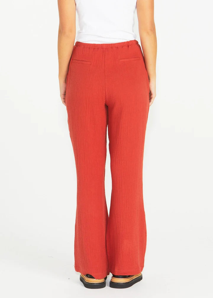 Sass Henny Pants Terracotta