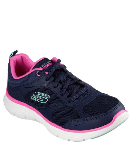 Skechers Flex Appeal 5.0 Fresh Touch Navy/ Hot Pink