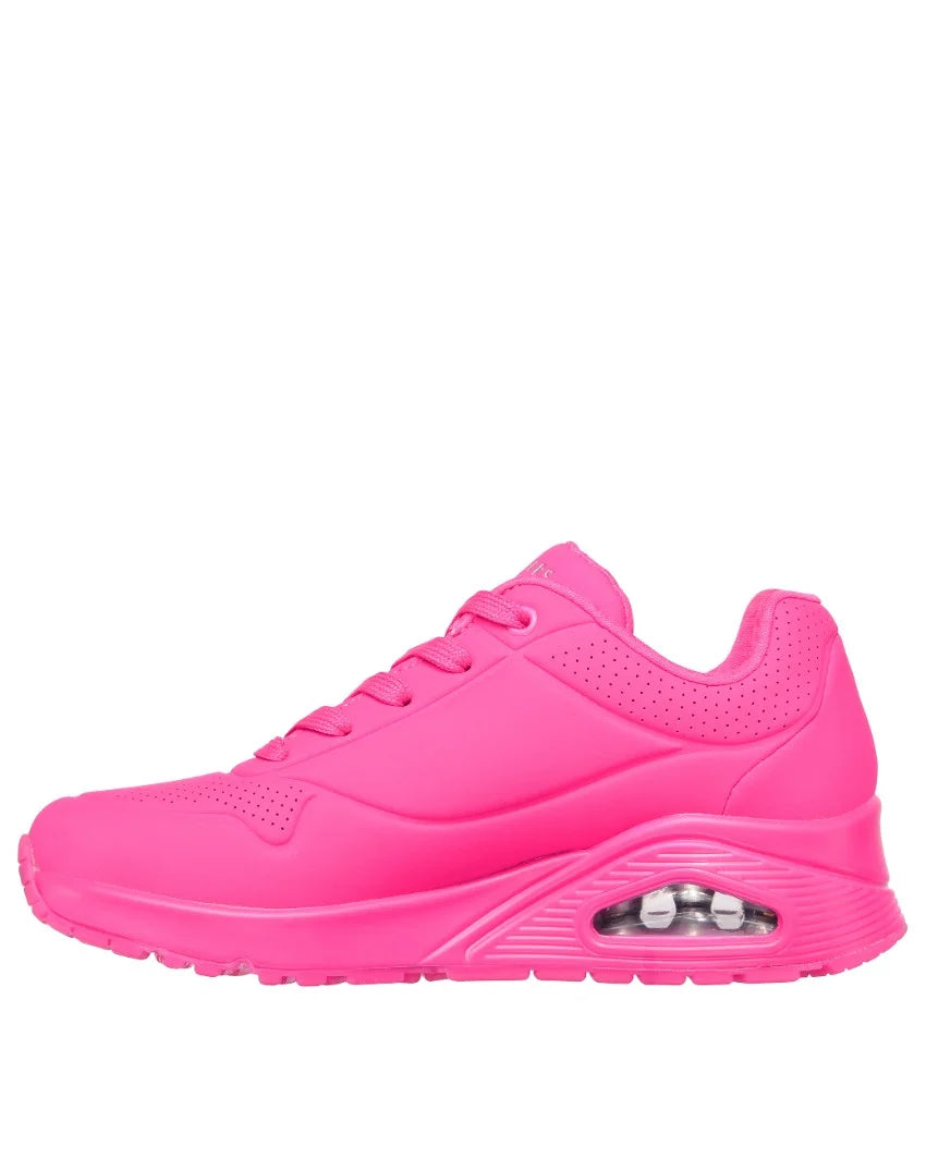 Skechers UNO Night Shades Hot Pink Wide