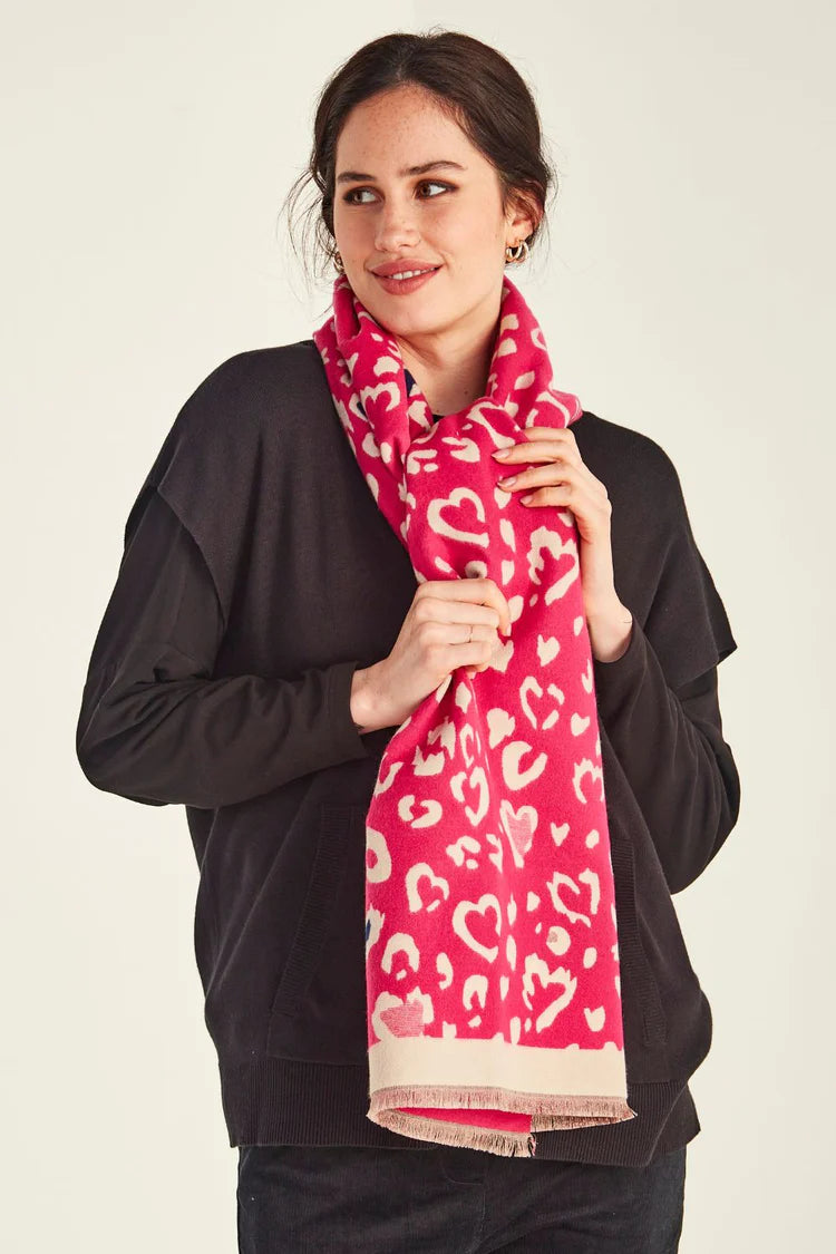 Lemon Tree Design Cora Scarf Cerise