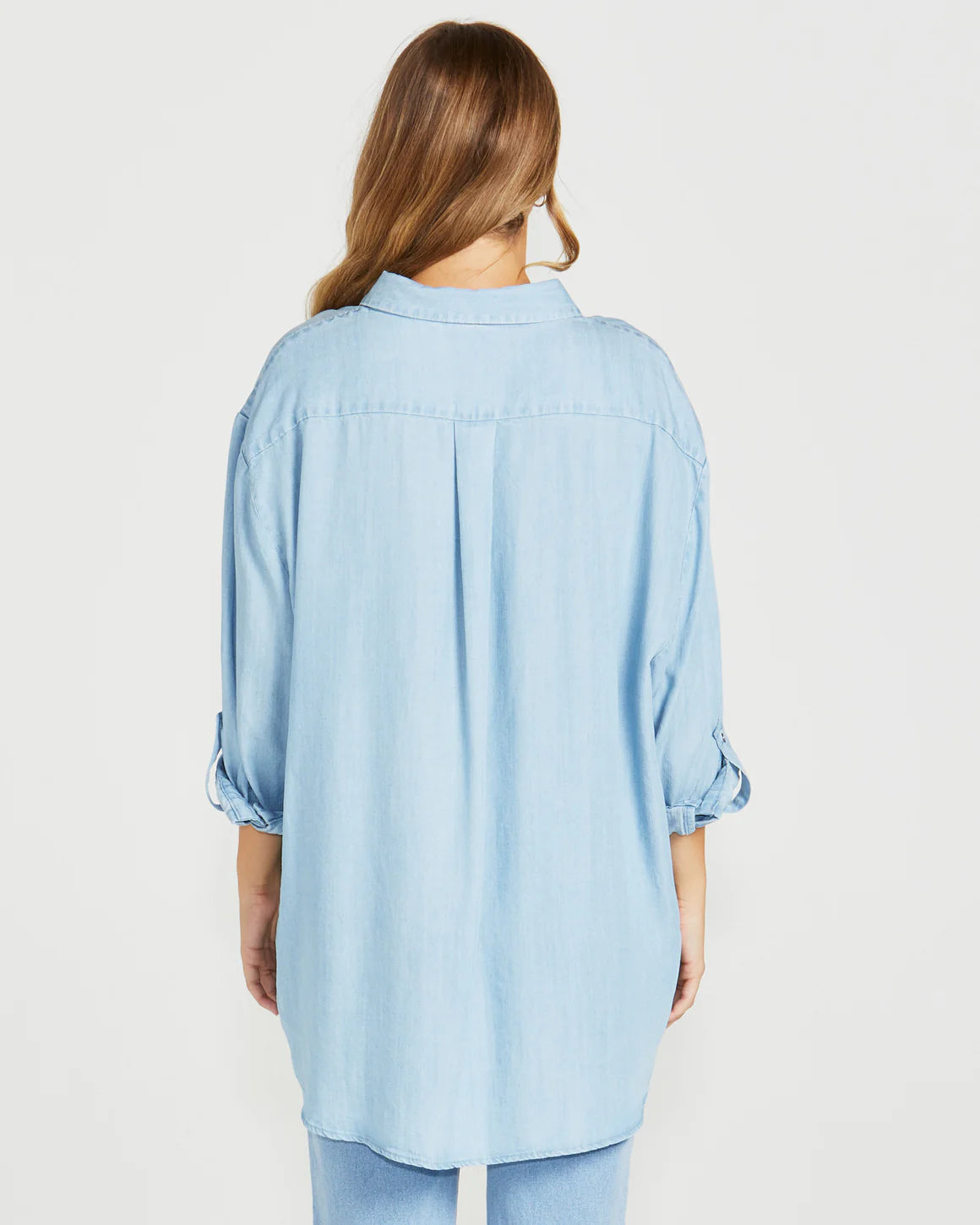 Sass Davie Oversized Shirt Chambray