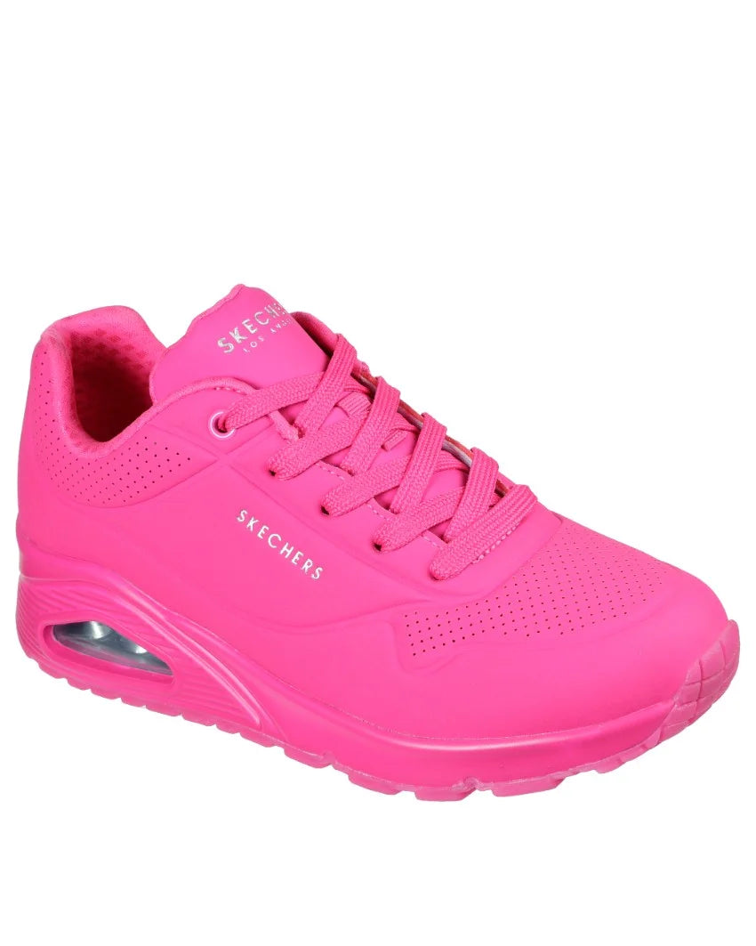 Skechers UNO Night Shades Hot Pink Wide