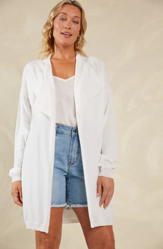 Haven Florence Cardigan Bianco