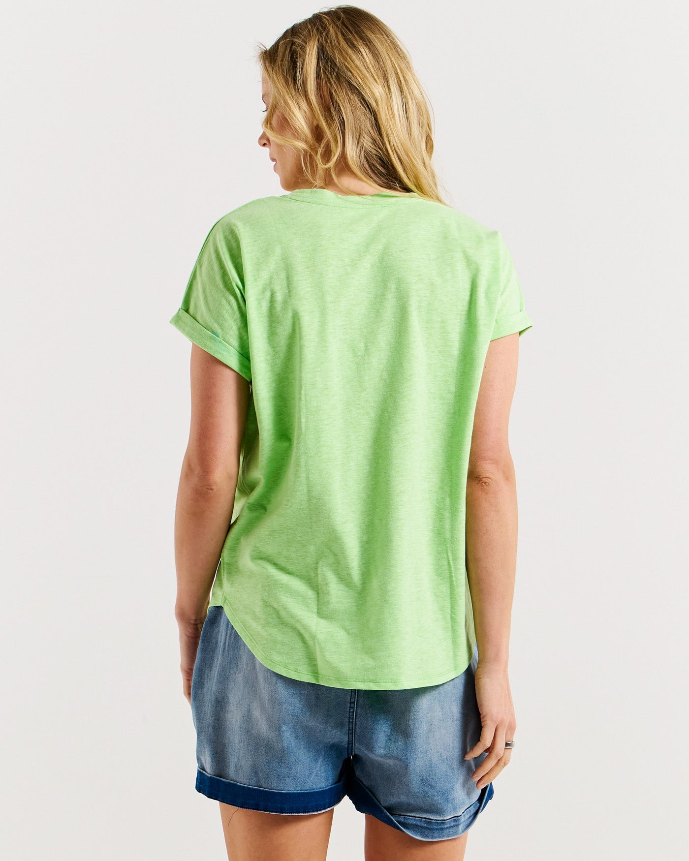 Betty Basics Hailey Tee Bright Green