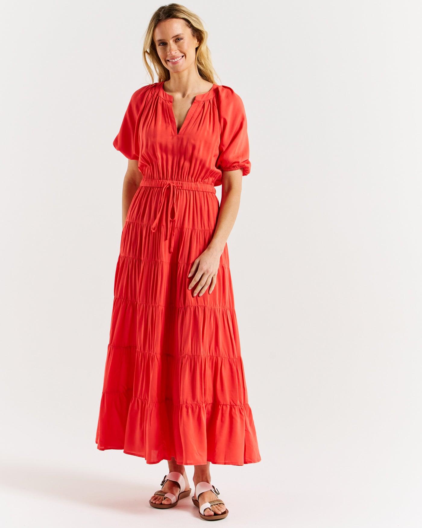 Betty Basics Aleja Dress Fiesta Red